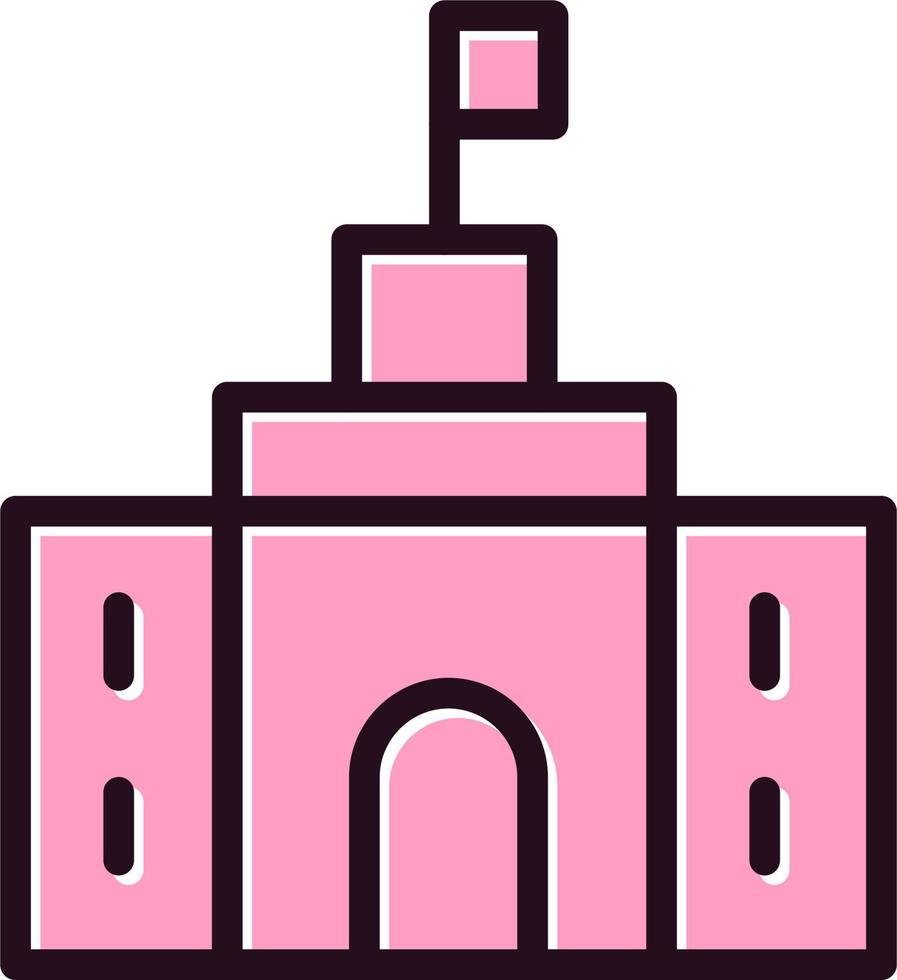Embassy Vector Icon