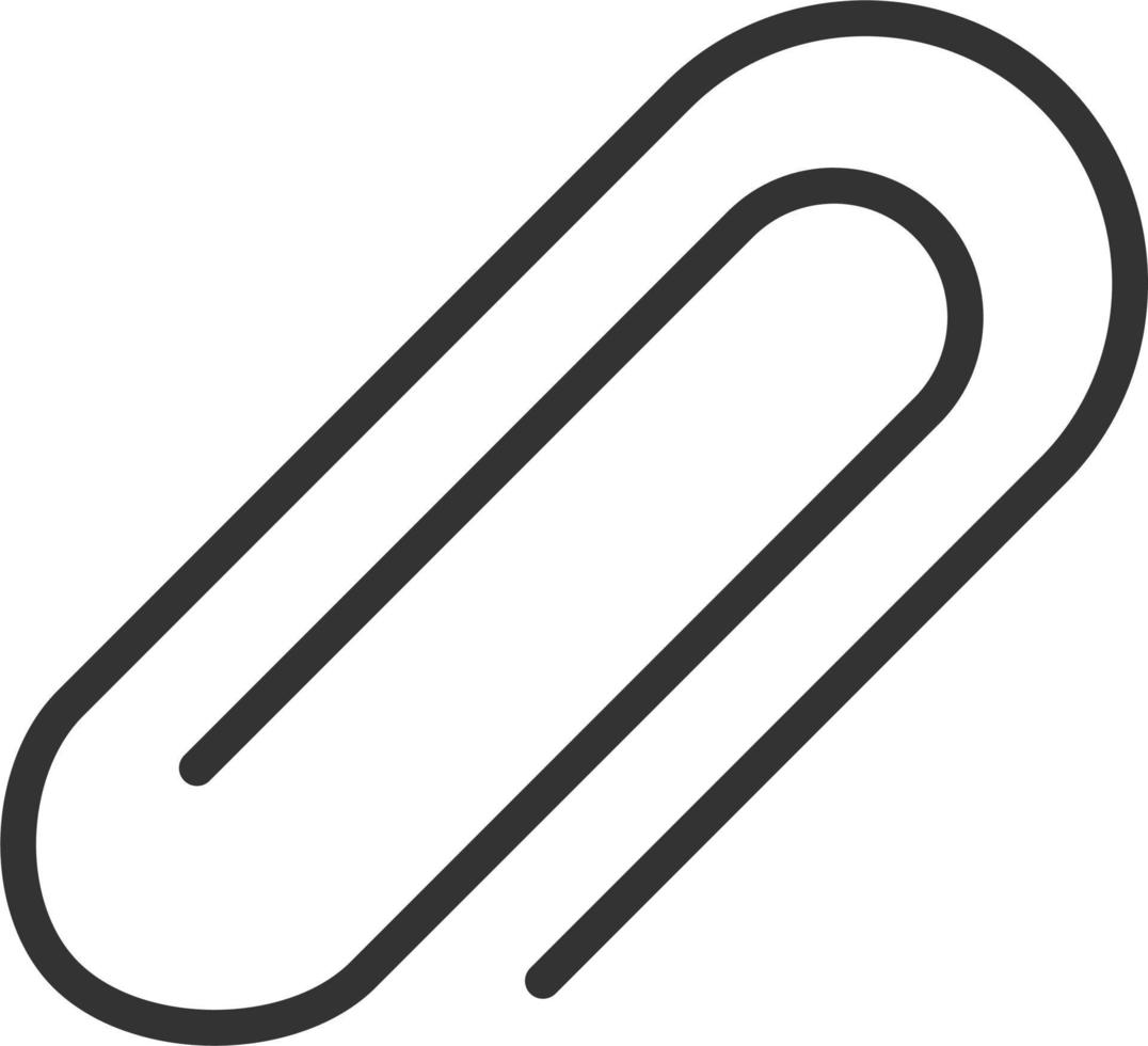 Paper Clip Vector Icon