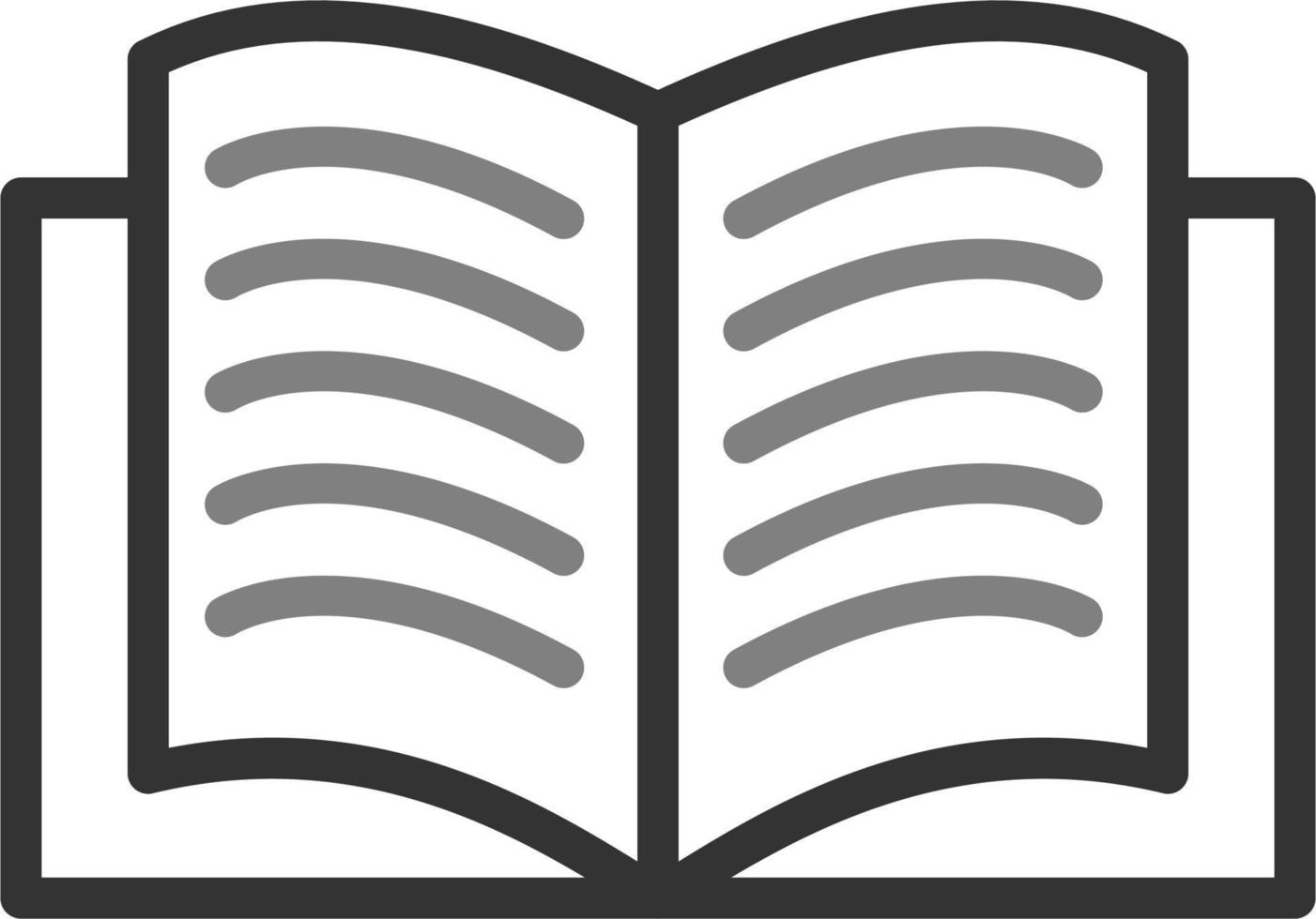 Open Book Vector Icon