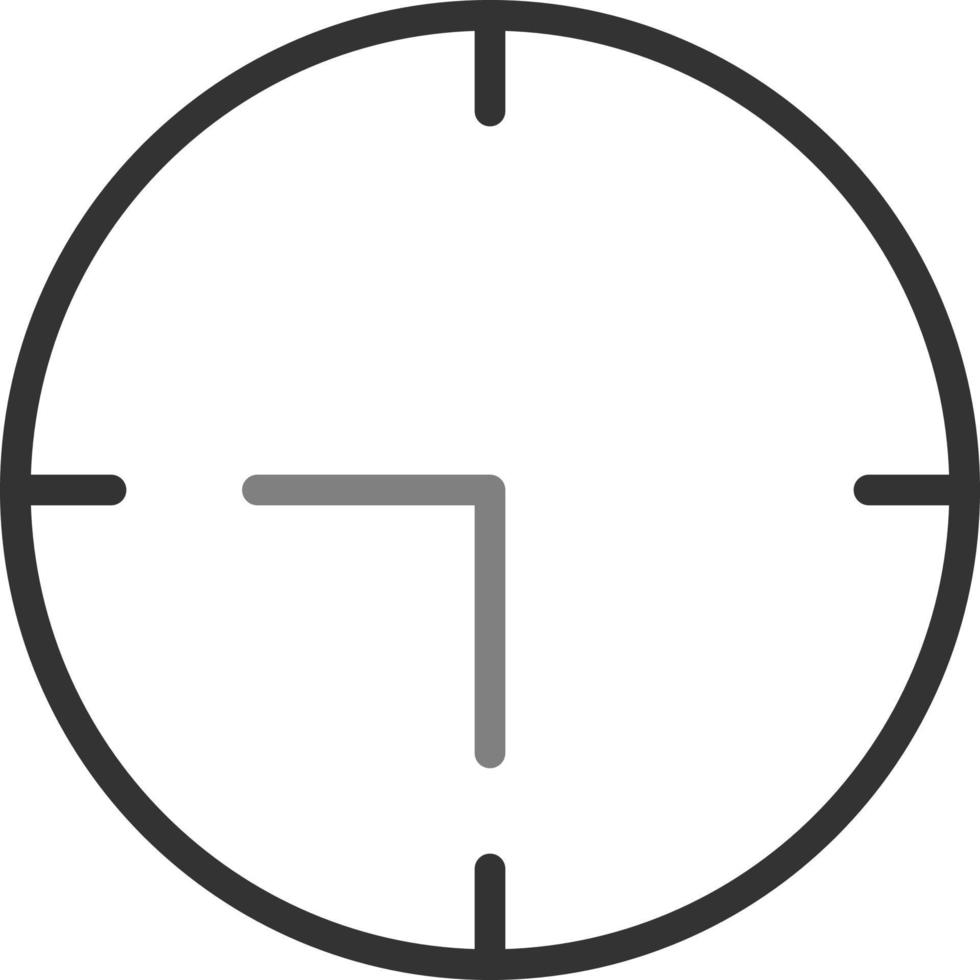 Wall Clock Vector Icon