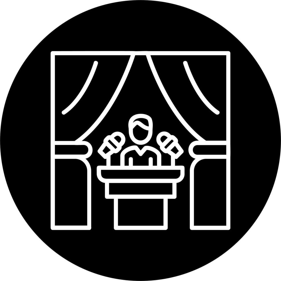 Stage Vector Icon