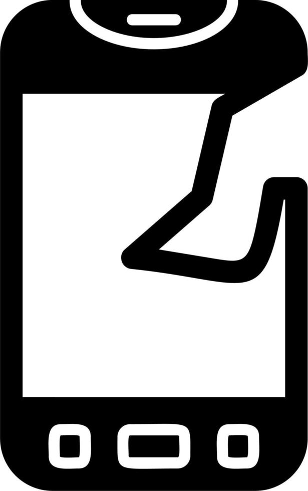 Broken Mobile Vector Icon