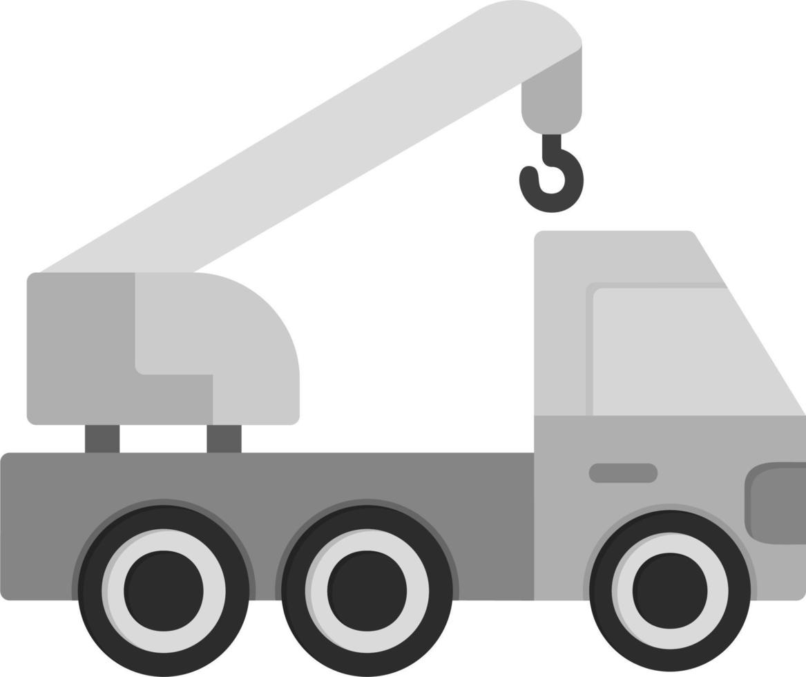 Crane Truck Vector Icon