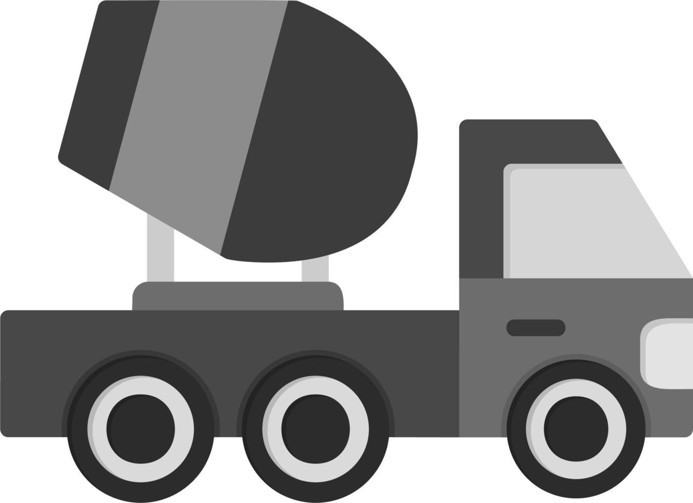 Mixer Truck Vector Icon
