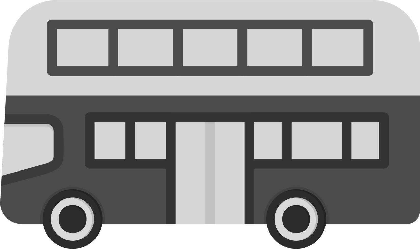 Double Decker Bus Vector Icon