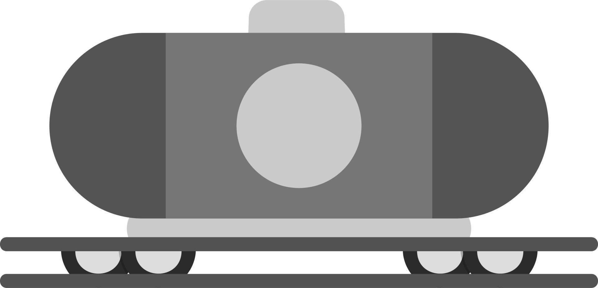 Oil Train Vector Icon