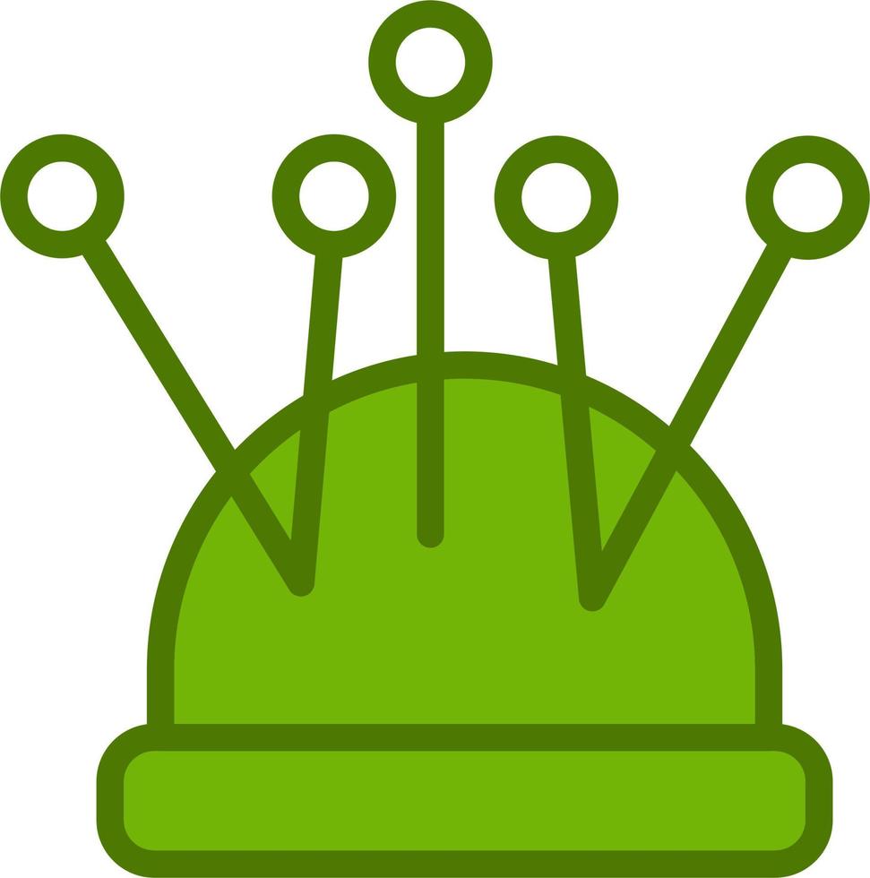 Pin Cushion Vector Icon