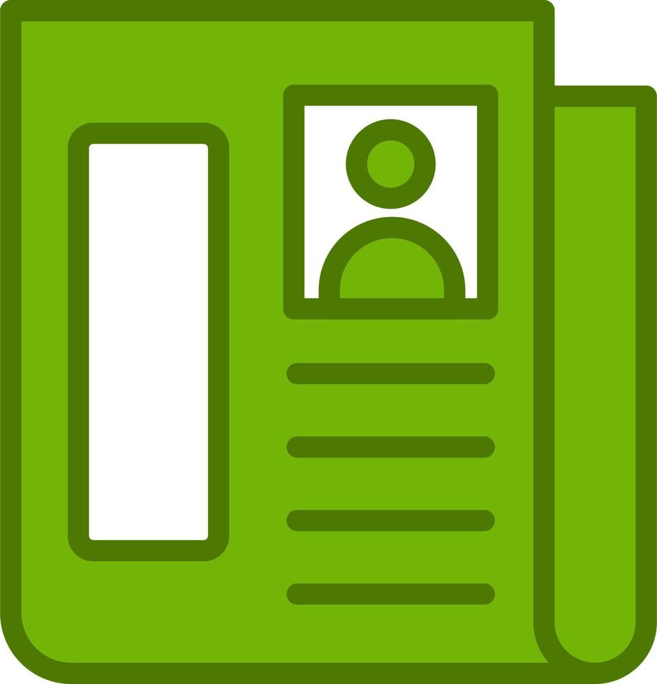 Newspaper Vector Icon