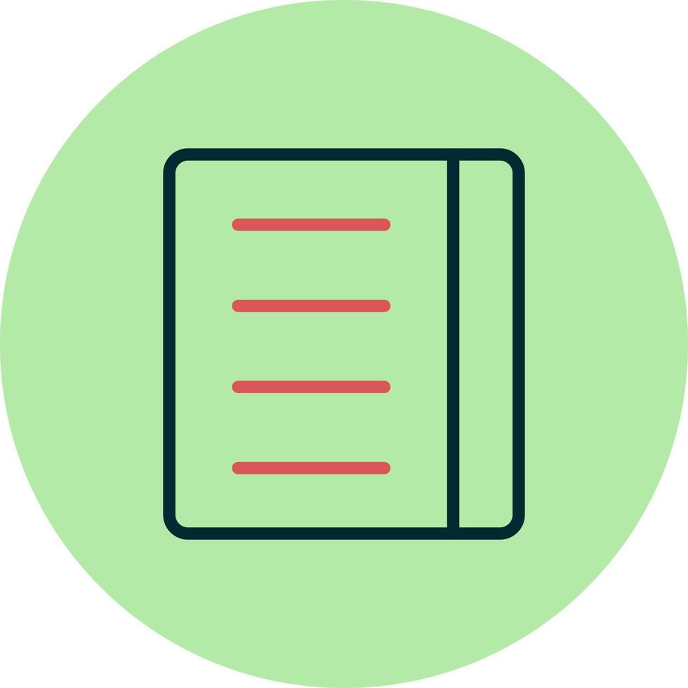 Notebook Vector Icon