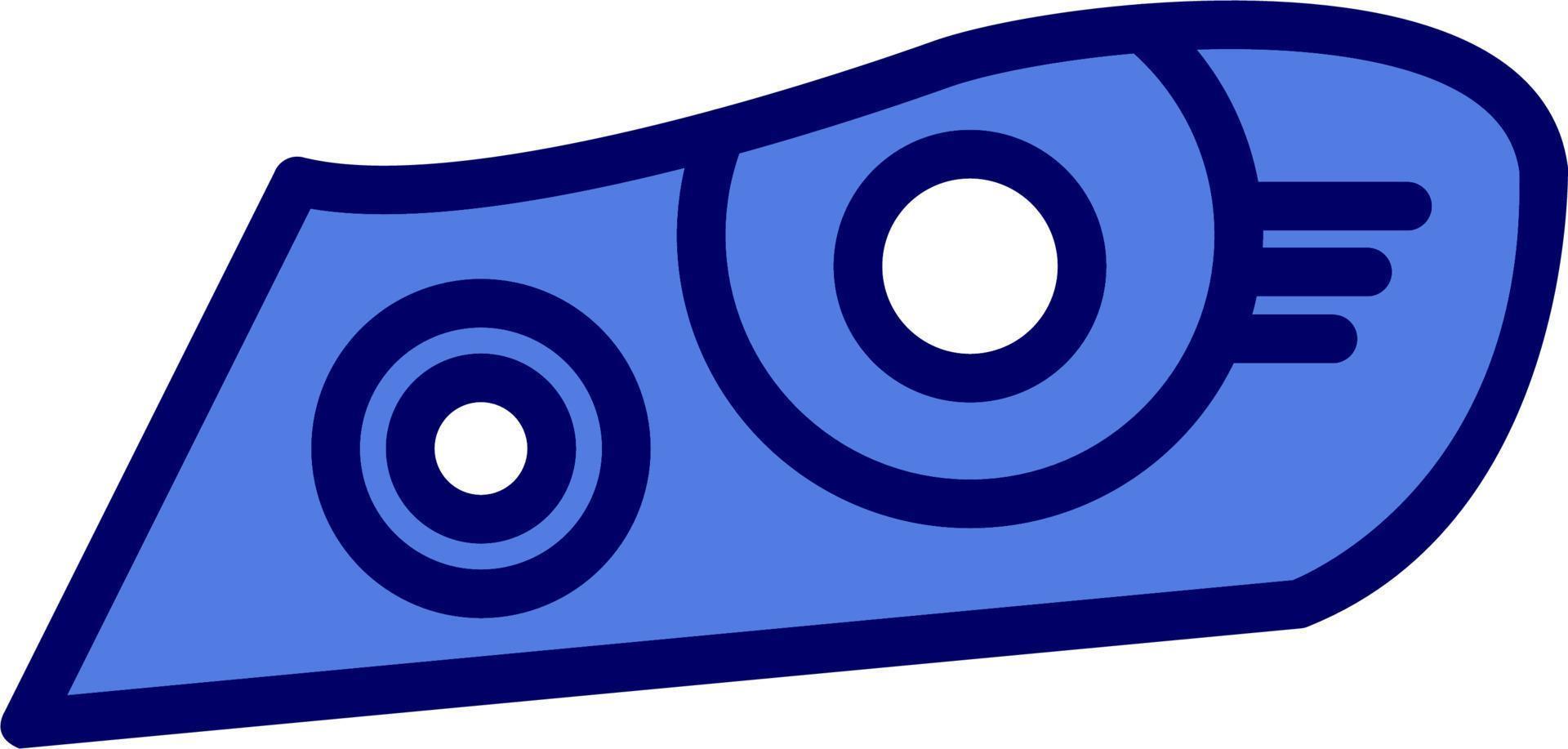 Headlight Vector Icon