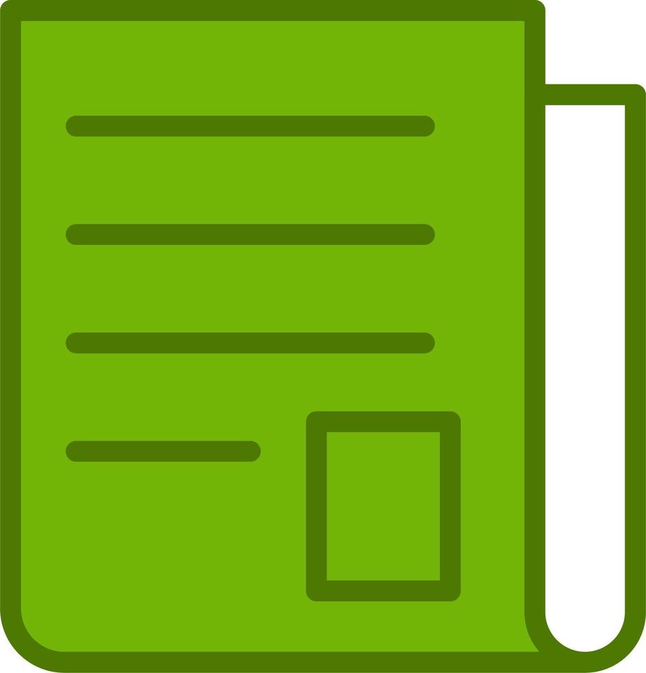 Reading News Vector Icon