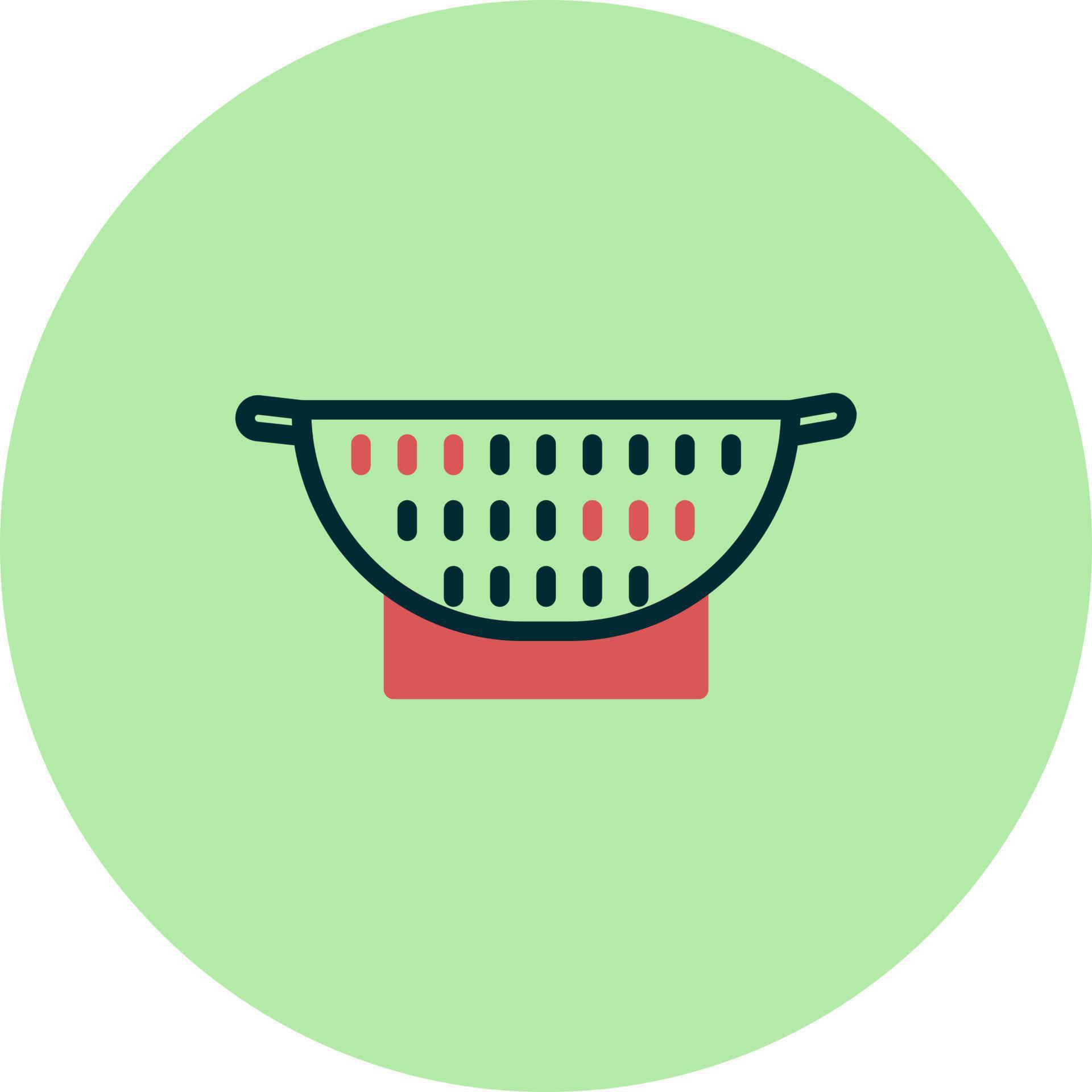 Colander Vector Icon 20605516 Vector Art at Vecteezy