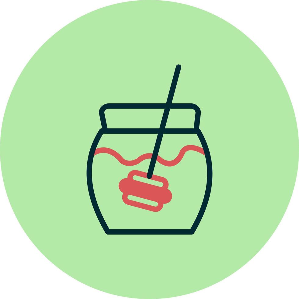 Honey Jar Vector Icon