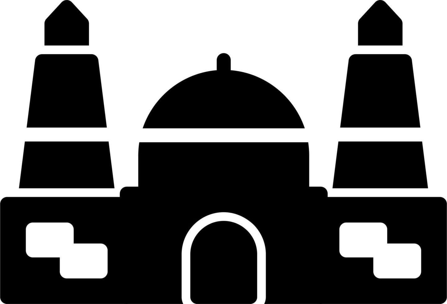 icono de vector de templo