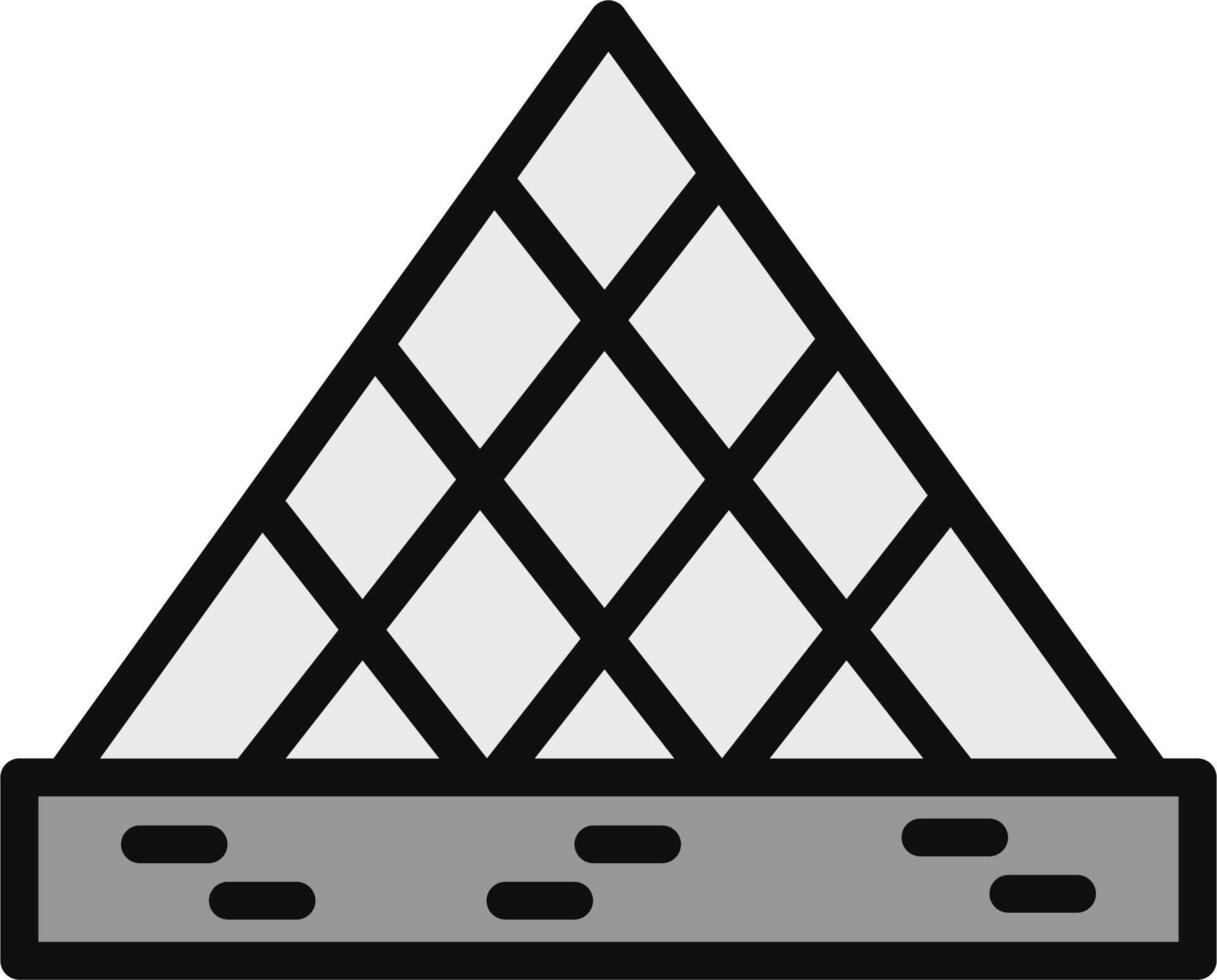 Louvre Vector Icon