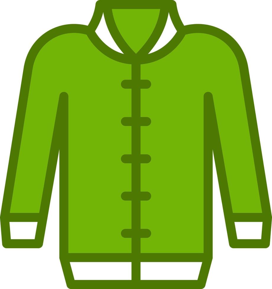 icono de vector de chaqueta