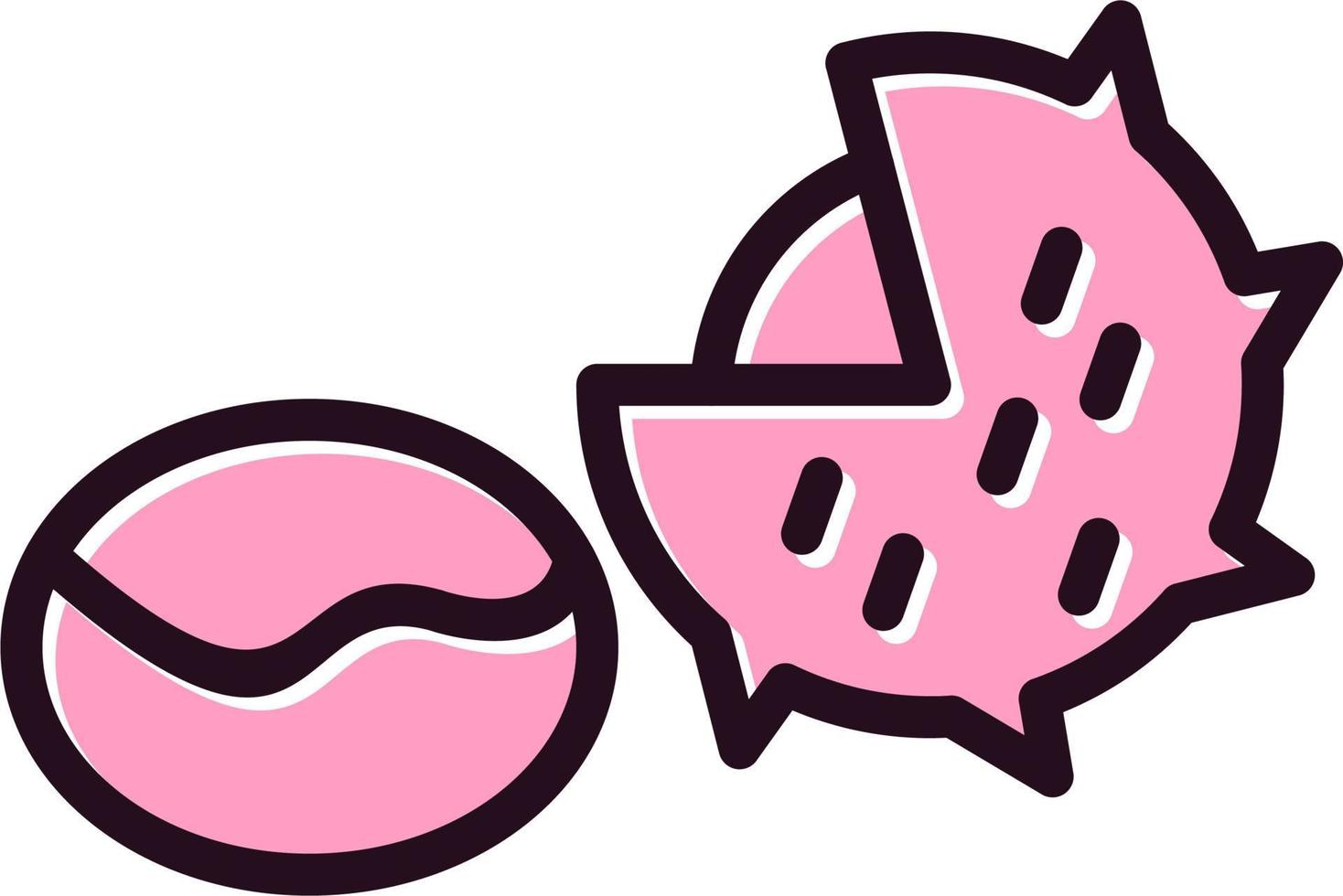 Chestnut Vector Icon