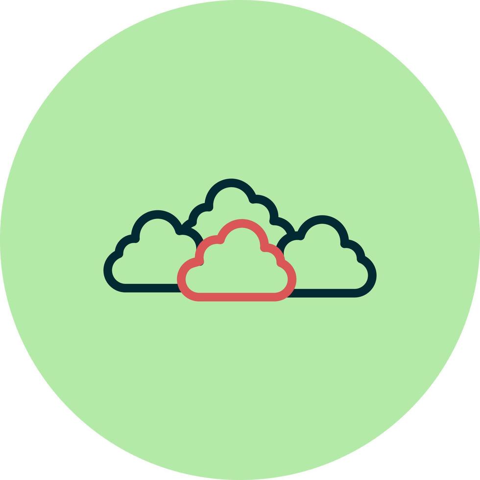 Overcast Vector Icon