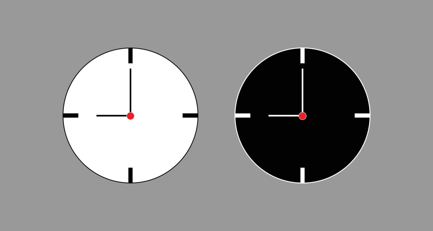 reloj icono en vector