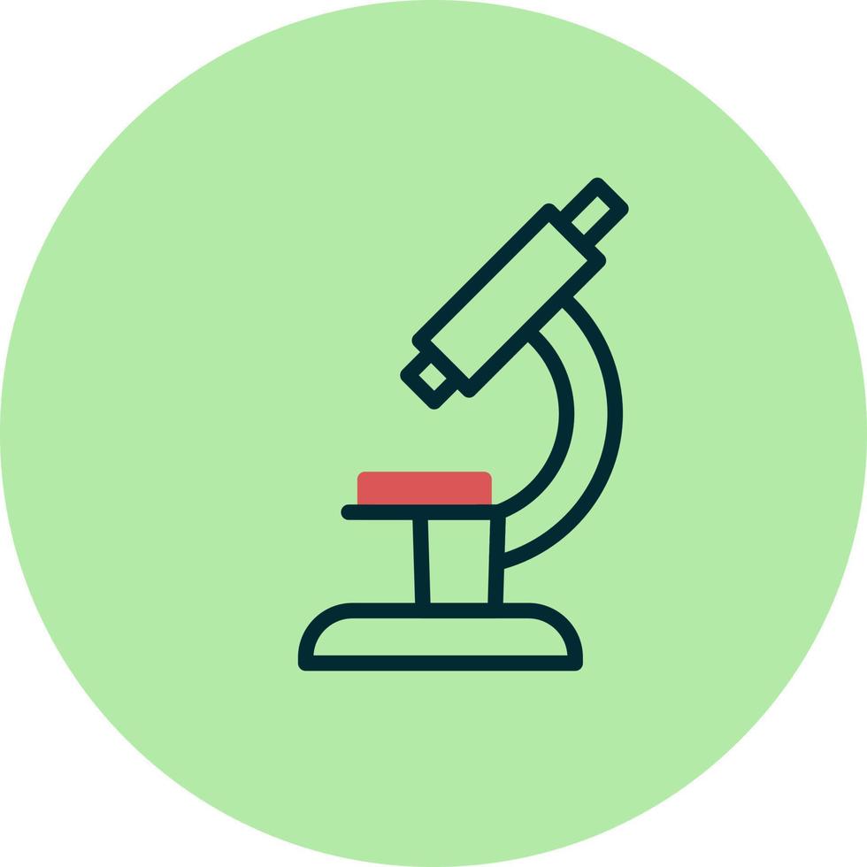 icono de vector de microscopio