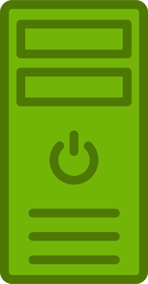 Cpu tower Vector Icon 20605991 Vector Art at Vecteezy