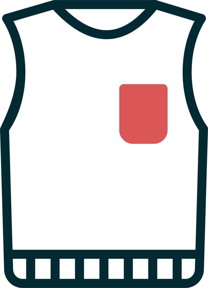 Sleeveless Jumper Vector Icon