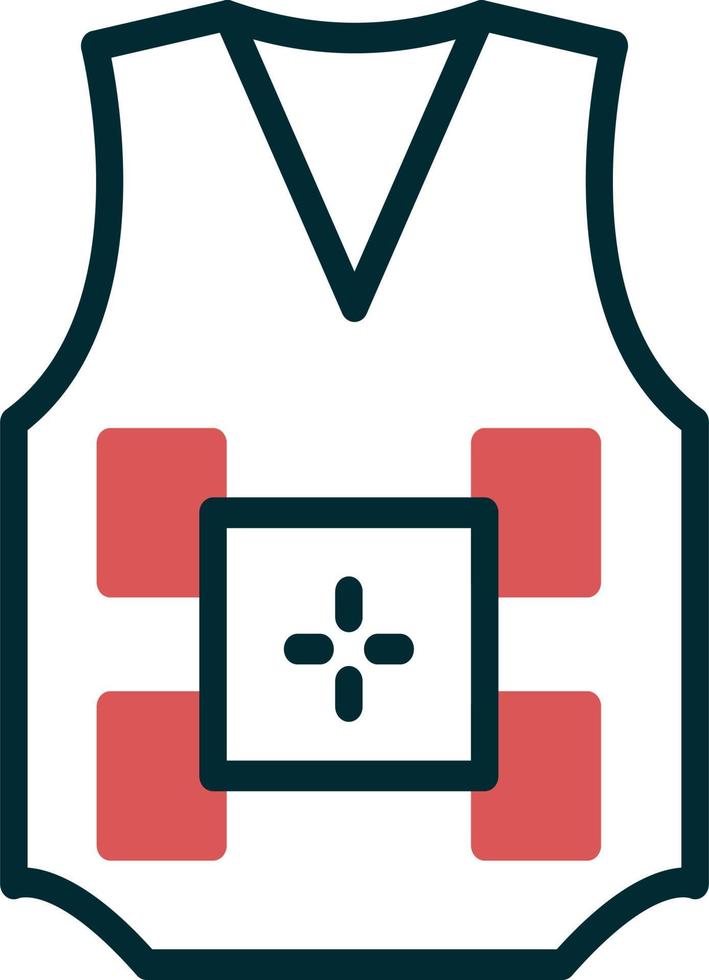 Sleeveless Sweater Vector Icon