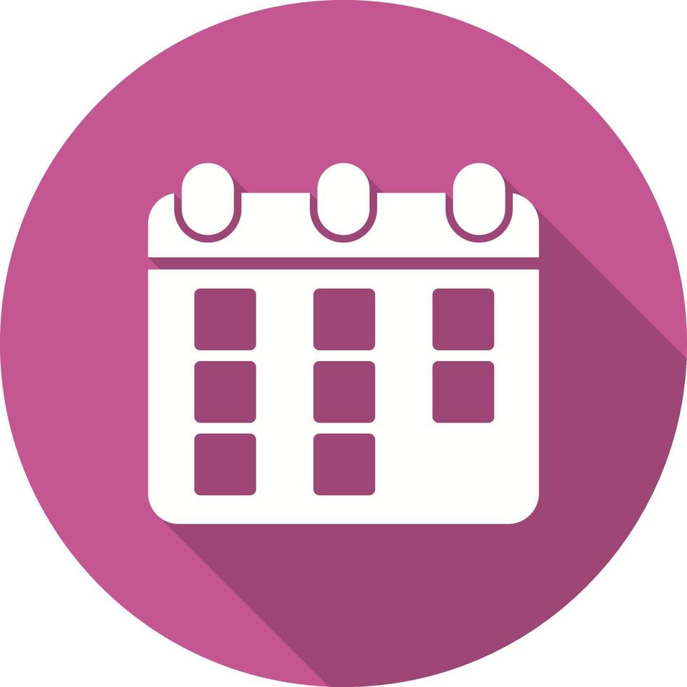 icono de vector de calendario