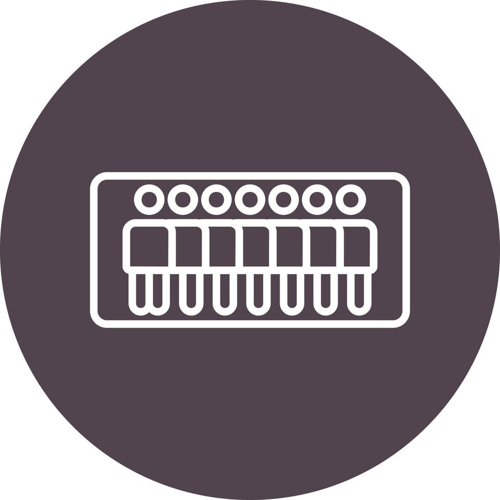 Straight Line Sign Vector Icon