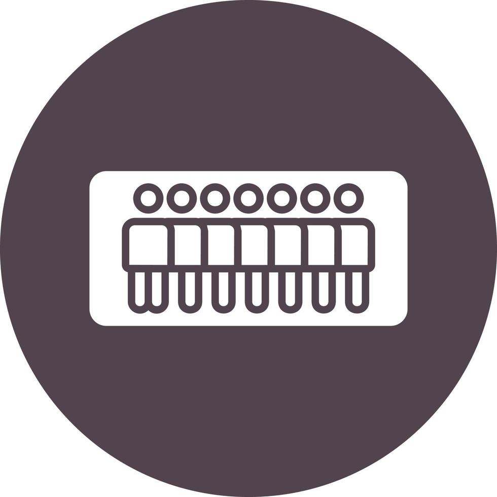 Straight Line Sign Vector Icon
