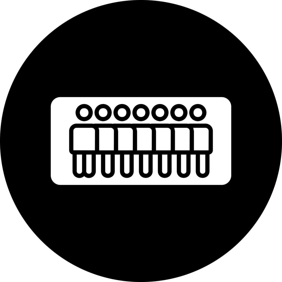 Straight Line Sign Vector Icon