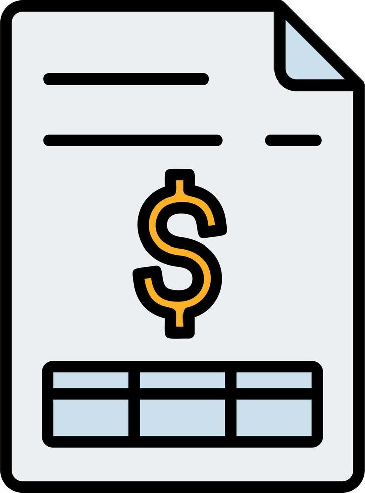 Invoice Vector Icon