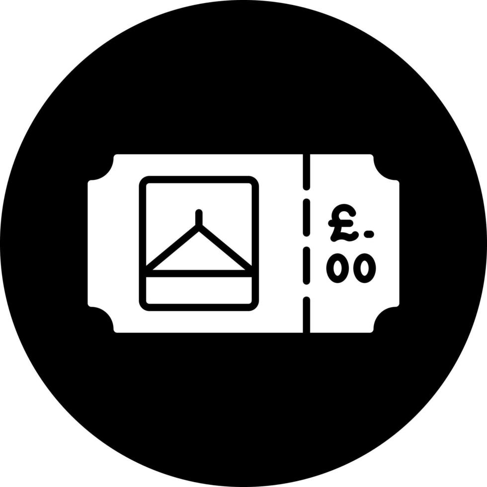 Park Ticket Vector Icon