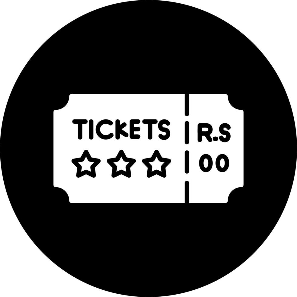 Concert Ticket Vector Icon