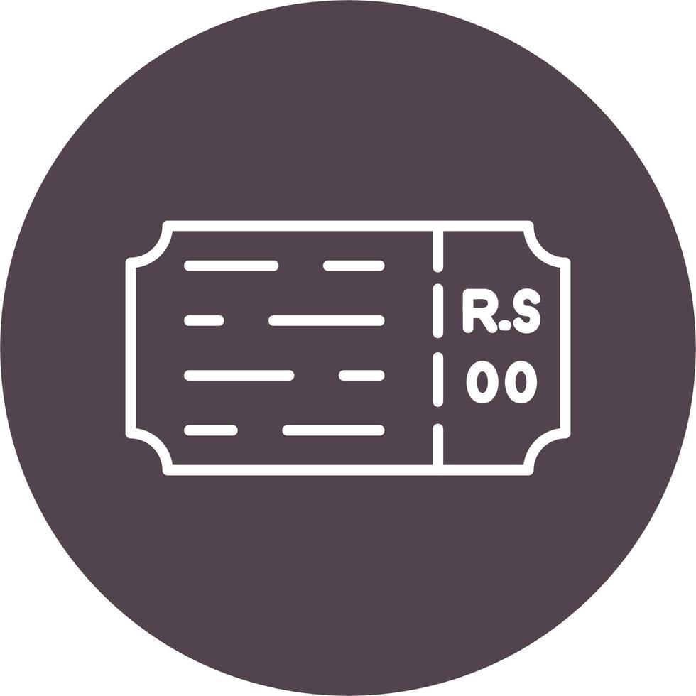 Ticket Vector Icon