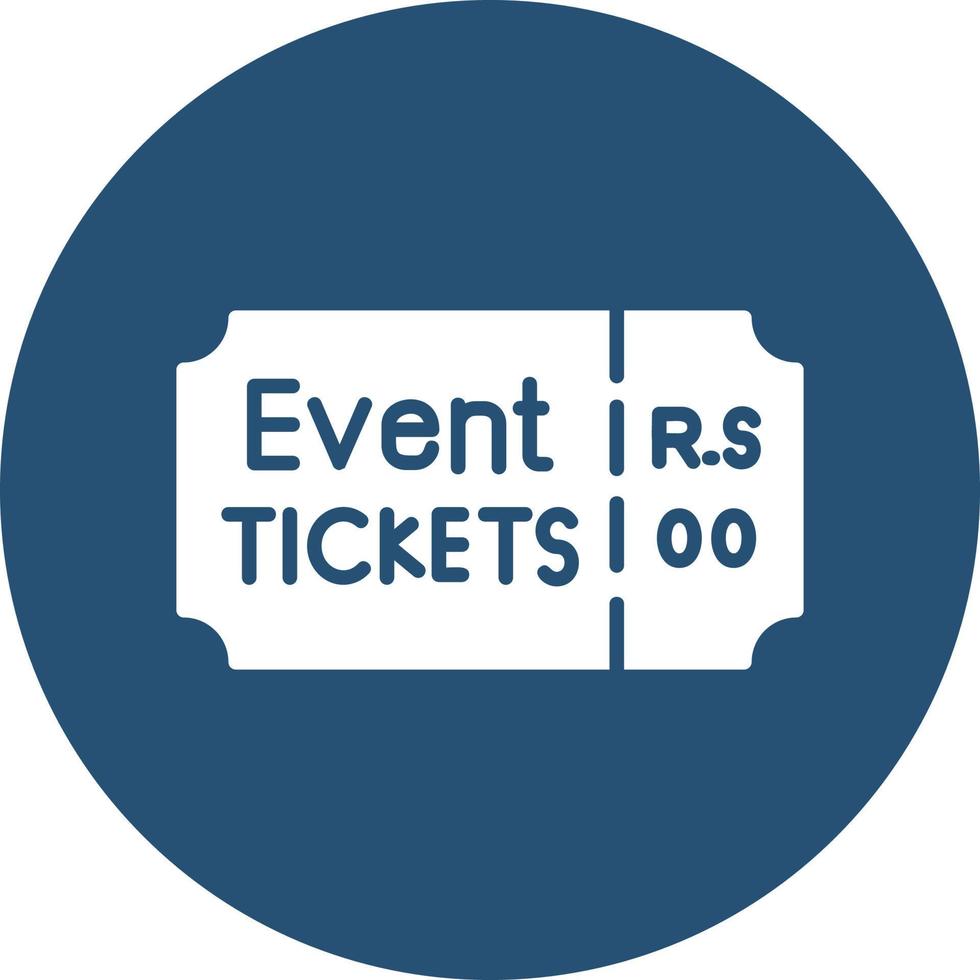 Event Ticket Vector Icon