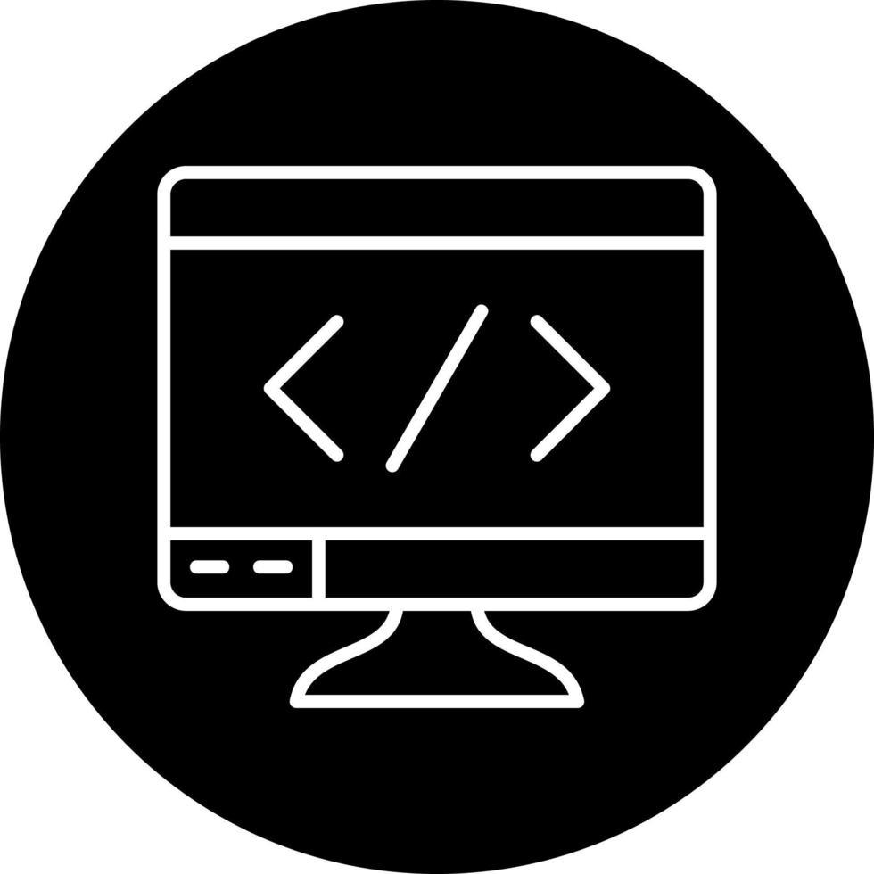 icono de vector de desarrollo web