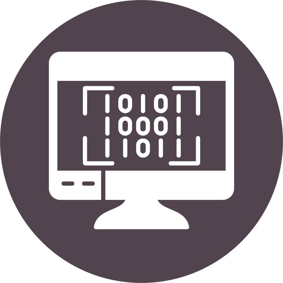 Binary Code Vector Icon