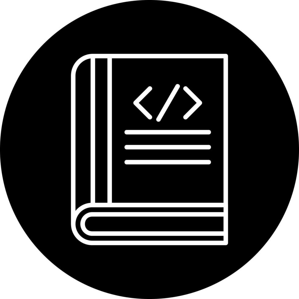 icono de vector de libro