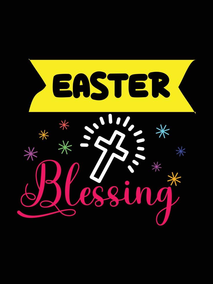 Easter day typography egg lettering t-shirt design holiday greeting cute bunny vector art