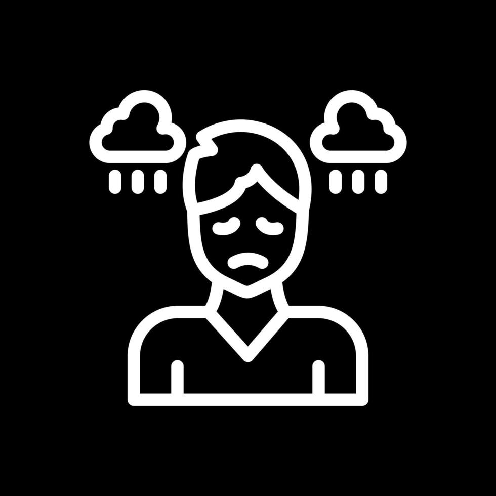 Depression Vector Icon Design