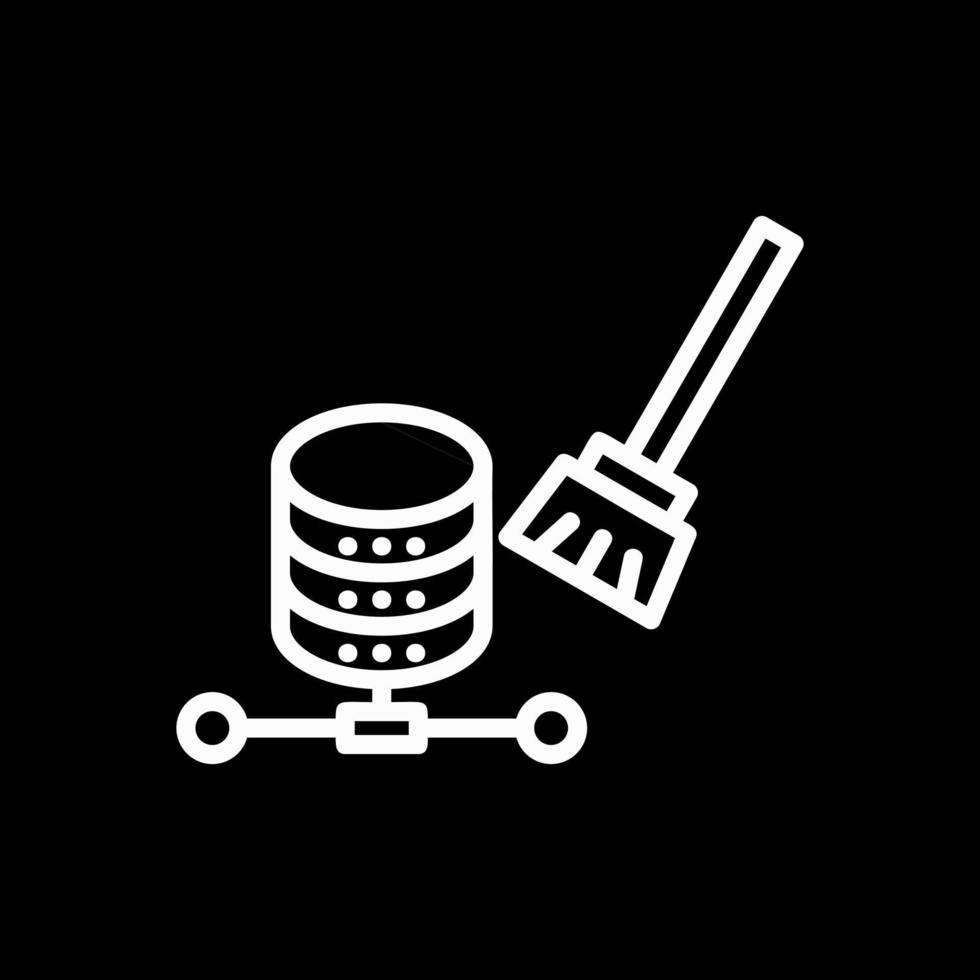 Data Cleansing Vector Icon Design