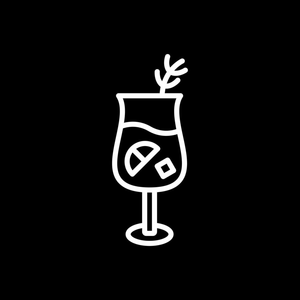 Gin Tonic Vector Icon Design