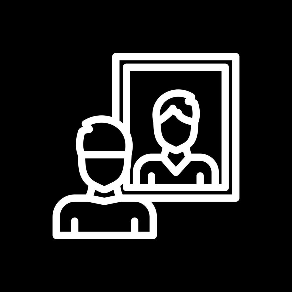 Narcissism Vector Icon Design