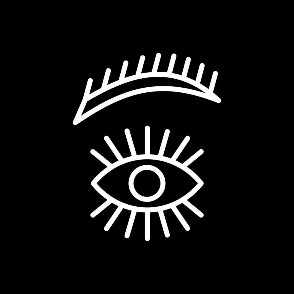 Eyebrow Vector Icon Design