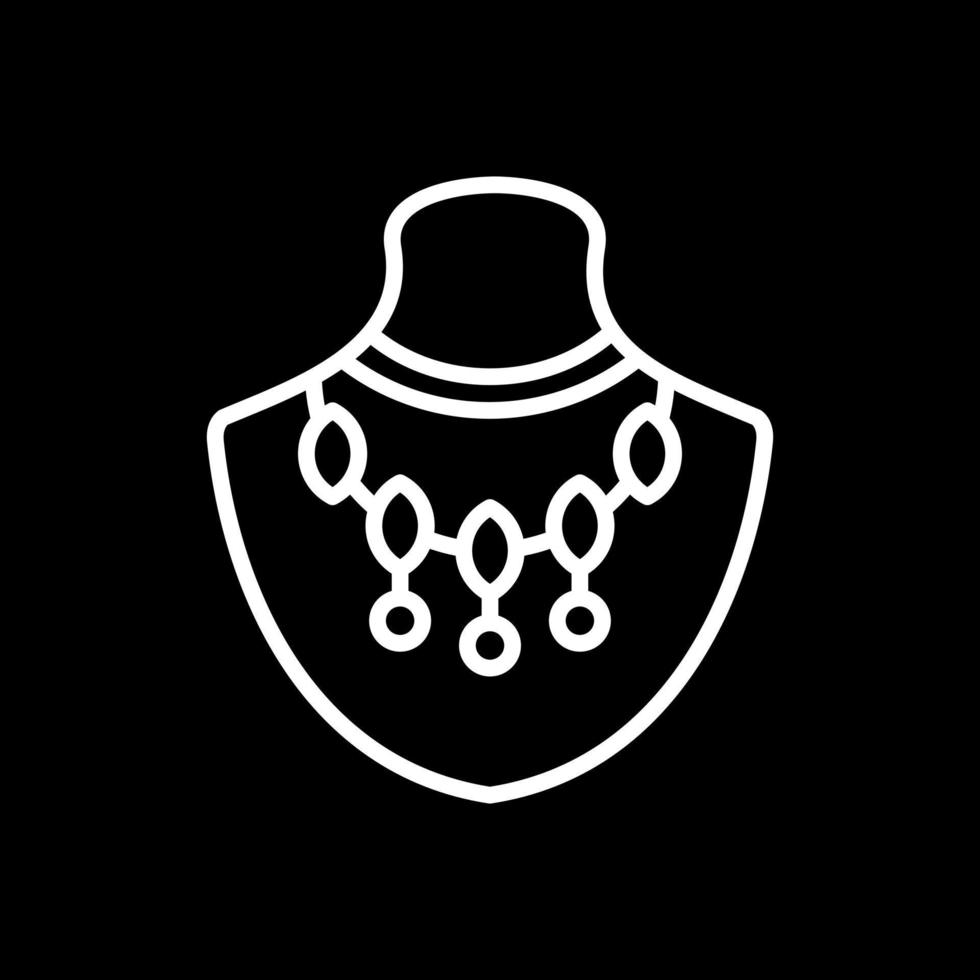 diseño de icono de vector de collar