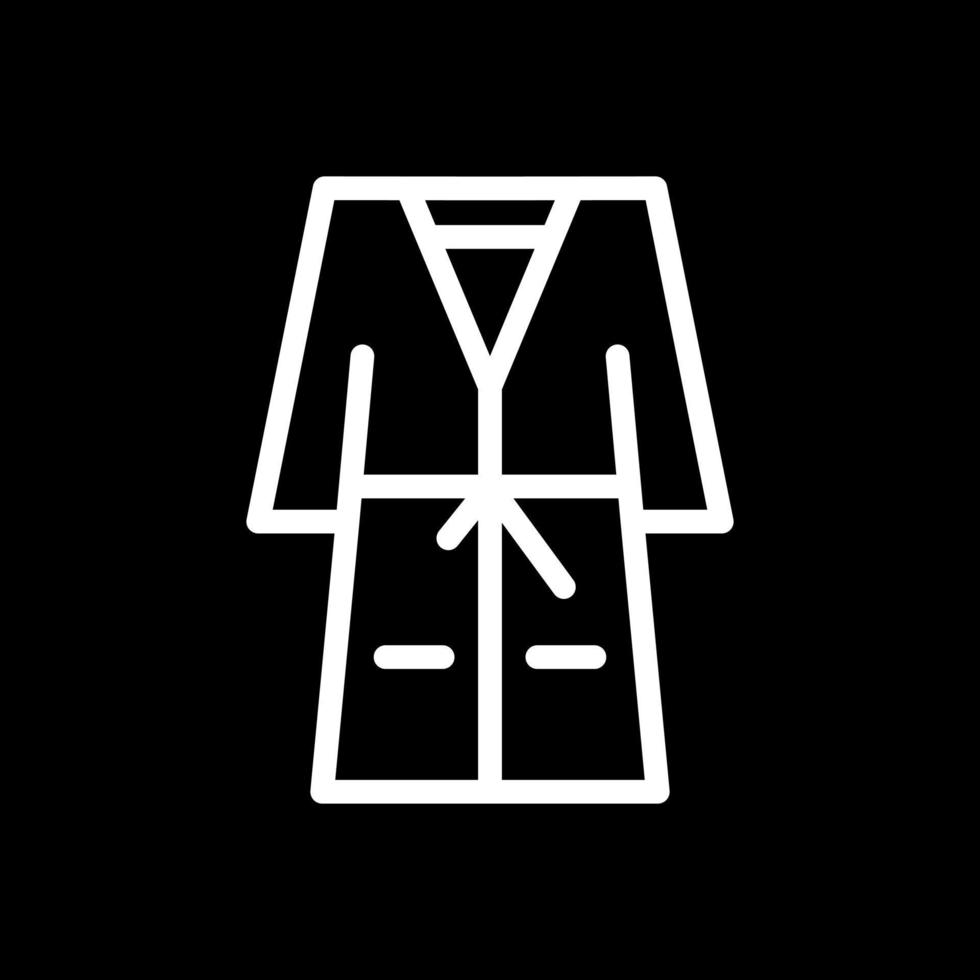 Bath Robe Vector Icon Design