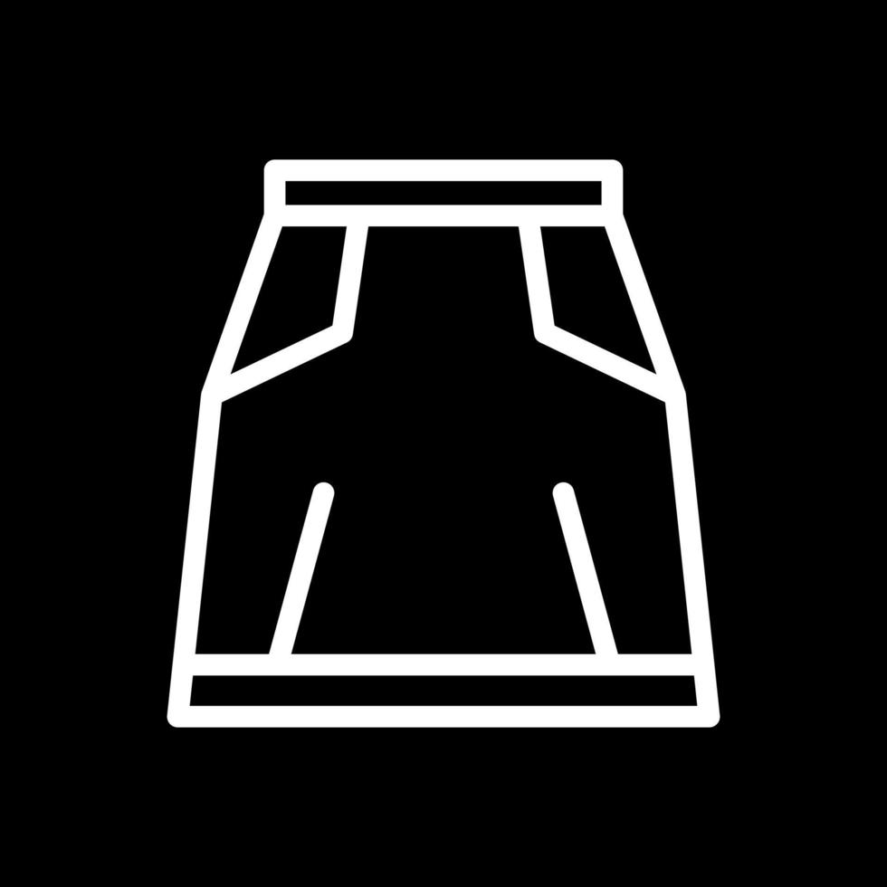 Skirt Vector Icon Design