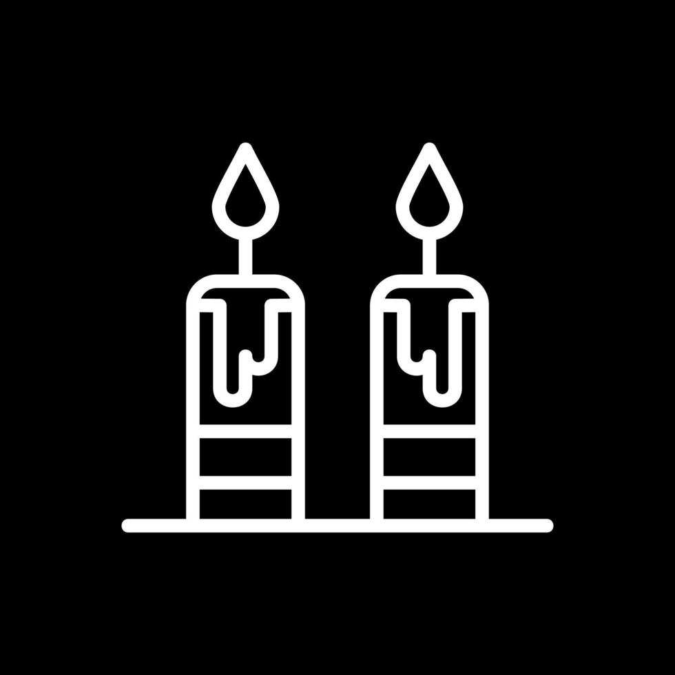 diseño de icono de vector de velas