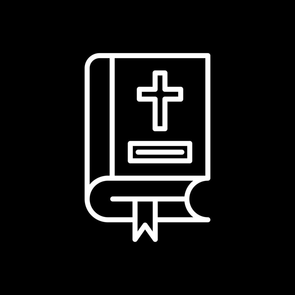 diseño de icono de vector de biblia